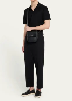 SerapianMen's Small Stepan North/South Envelope Crossbody Bag