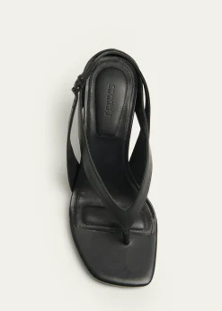 SIMKHAIDarya Leather Wedge Thong Sandals