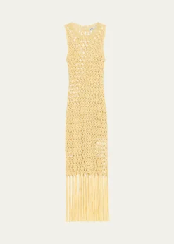 SIMKHAIJensen Macrame Midi Dress