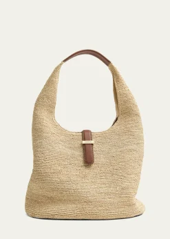 SIMKHAIKhai Small Raffia Tote Bag
