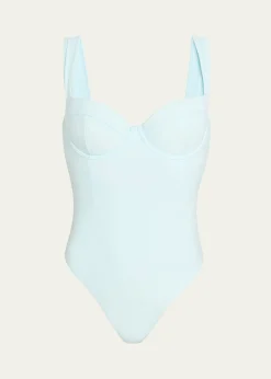 SIMKHAIKyle Bustier One-Piece Swimsuit
