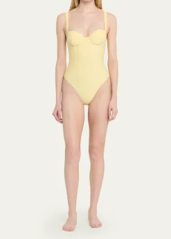 SIMKHAIKyle Bustier One-Piece Swimsuit