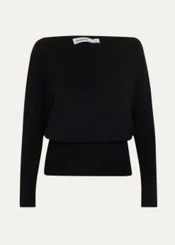 SIMKHAILavina Draped Off-Shoulder Sweater