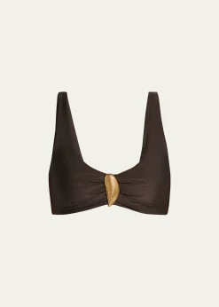 SIMKHAIVeyra Shell Bikini Top