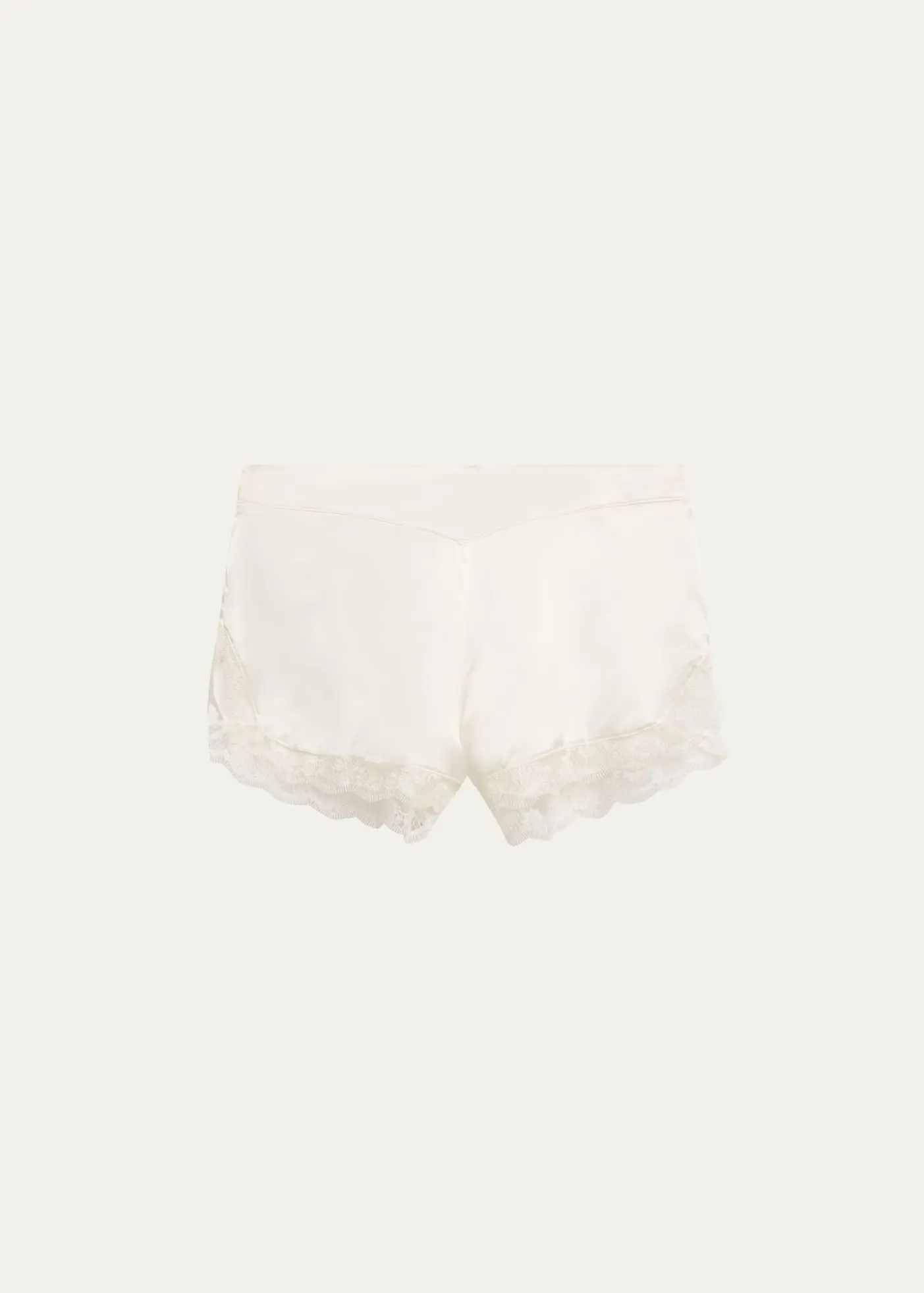 Simone PereleLove Me Lace-Trim Silk Sleep Shorts