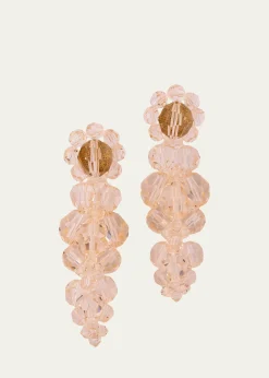 Simone RochaMini Cluster Earrings, Green