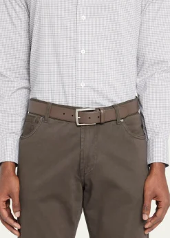 Simonnot GodardMen's Luma Matte Leather Belt