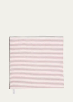 Simonnot GodardMen's Bengal Stripes Cotton Pocket Square