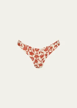SIRChloe Floral Shaped Bikini Bottoms