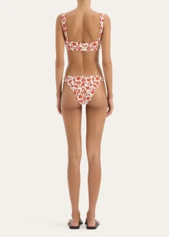 SIRChloe Floral Shaped Bikini Bottoms