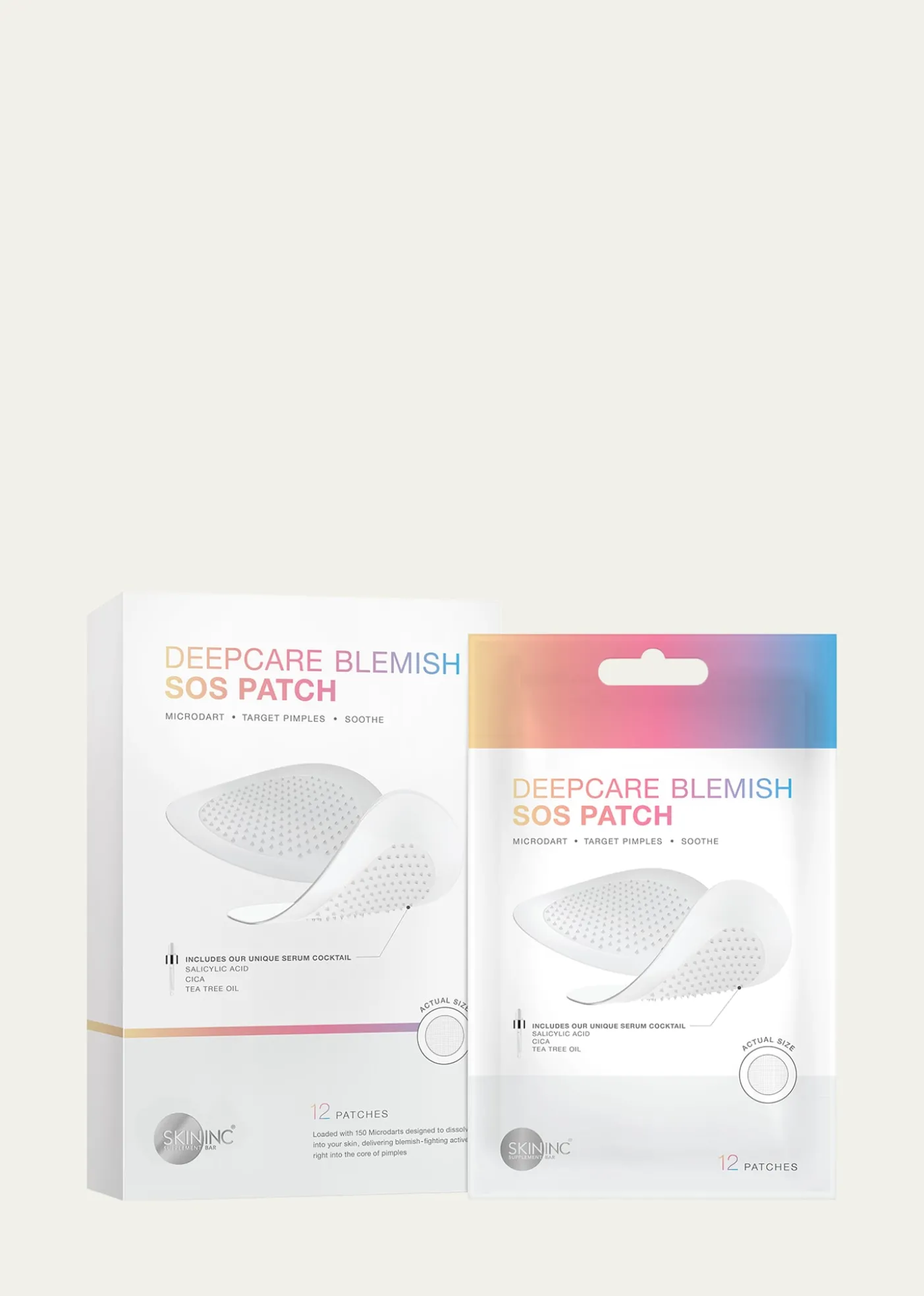 Skin IncDeepcare Blemish SOS Patches, 12 Count