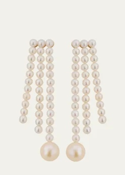 Sophie Bille Brahe14K Yellow Gold Freshwater Pearl Earrings