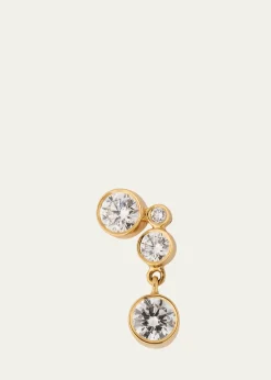 Sophie Bille Brahe18K Yellow Gold Diamond Earring, Single