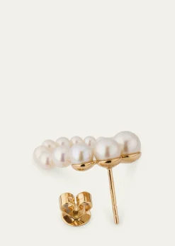 Sophie Bille BrahePetite Embrass de Perle Graduated Earring, Single, Right