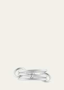 Spinelli KilcollinAcacia Silver Three-Link Ring