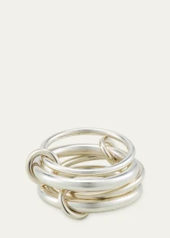 Spinelli KilcollinCici Silver Petite Four Link Ring