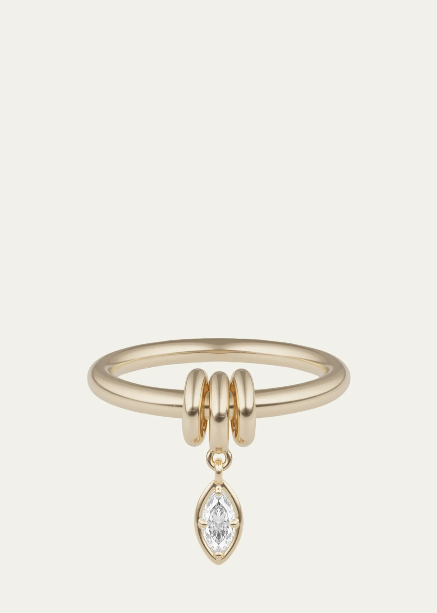 Spinelli KilcollinPia Marquise Diamond Yellow Gold Ring