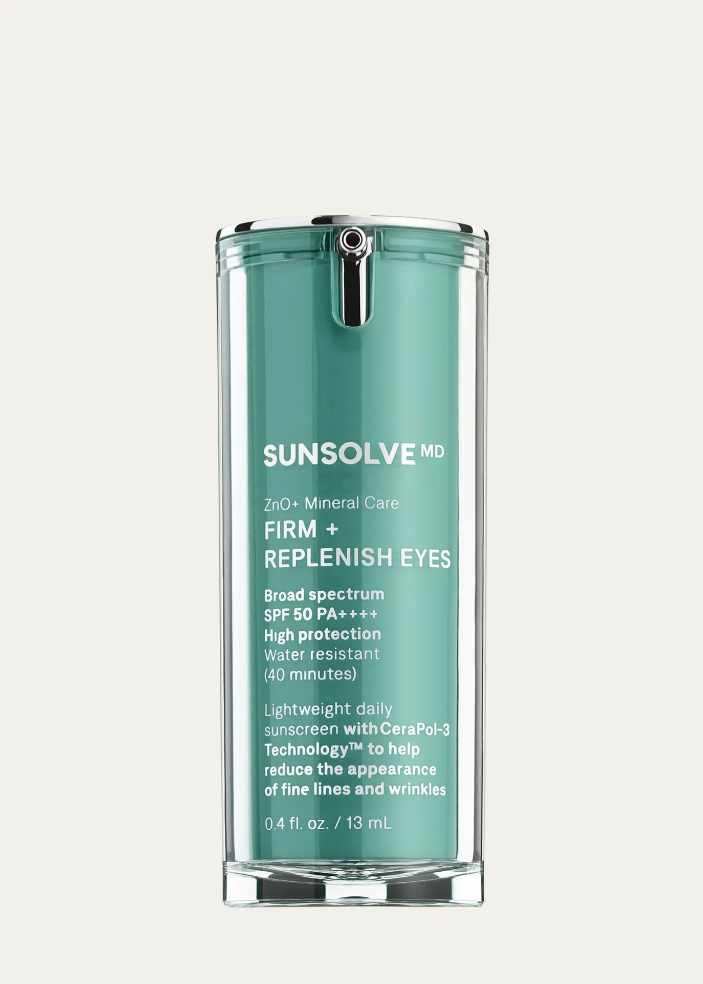 SunsolveMDSunsolveMD ZnO+ Mineral Care Firm and Replenish Eye, 0.4 oz.