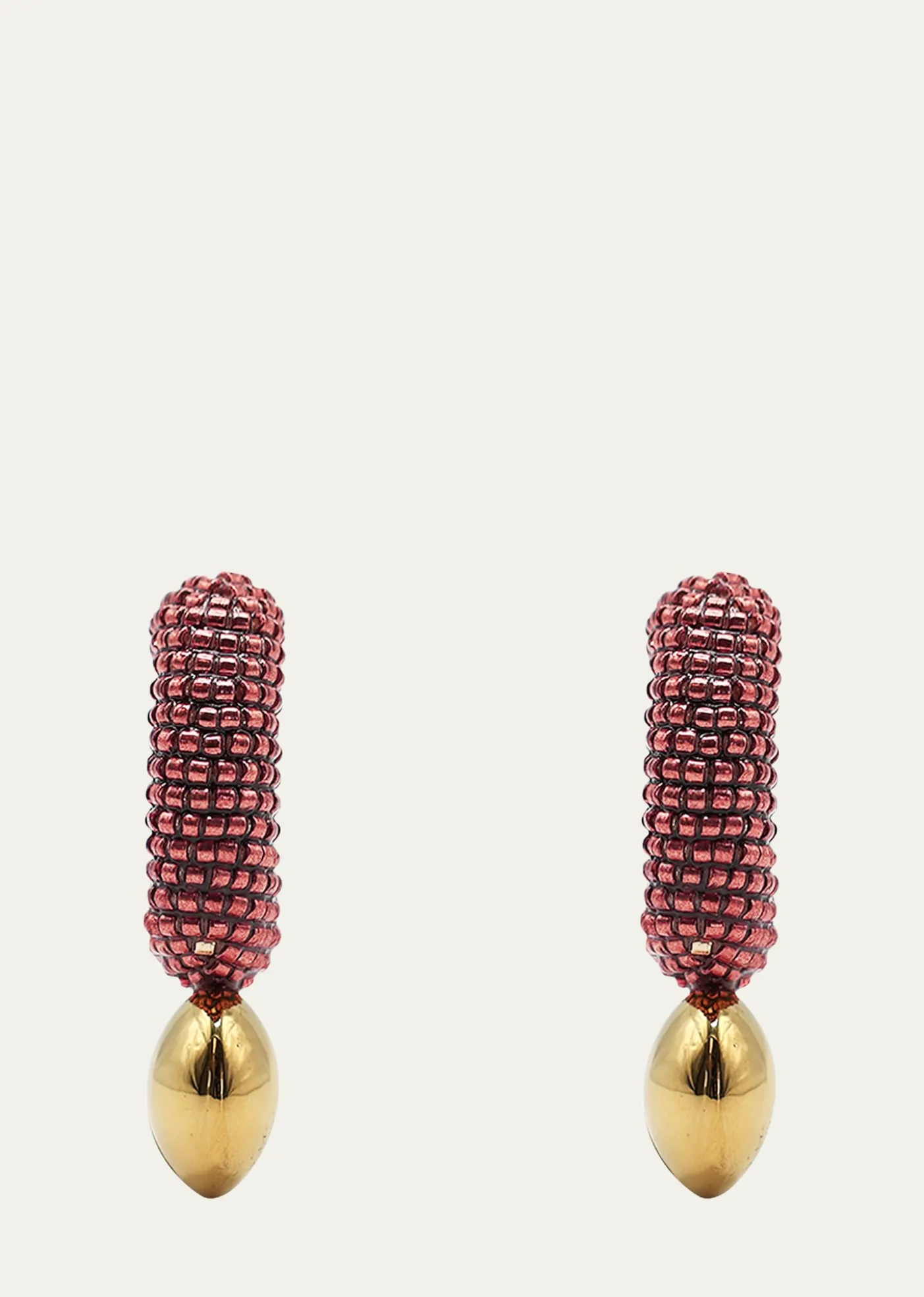 Susana VegaOrigen Hoop Earrings, Grapefruit