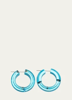 SWAROVSKILucent Hoop Earrings, Blue