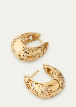 Sydney EvanIcon Wallpaper Domed Huggie Earrings