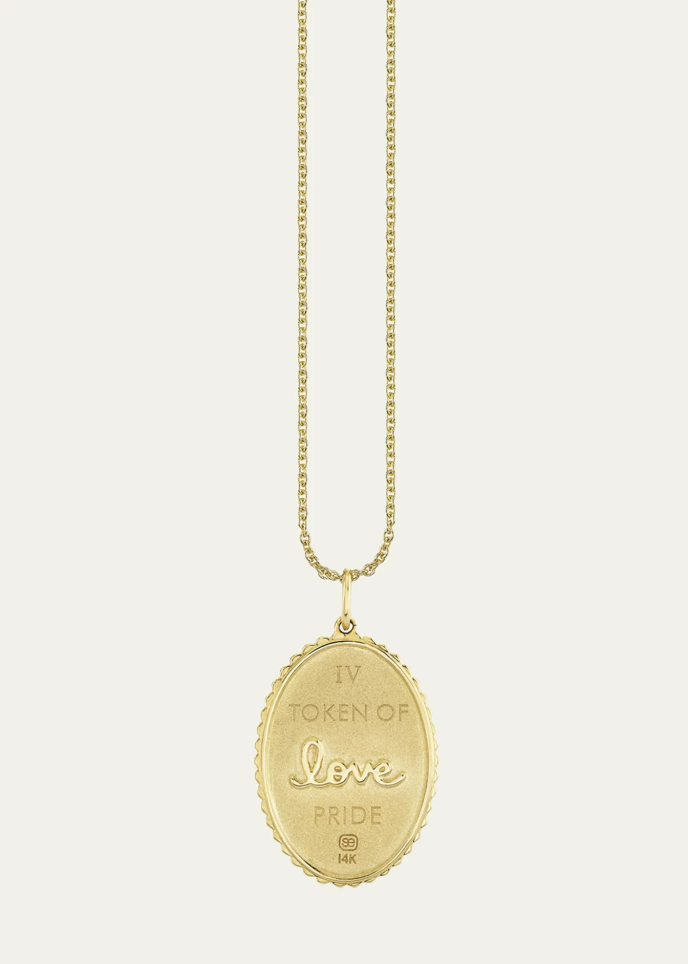 Sydney Evan14K Gold Diamond Birth Flower Charm Necklace, April