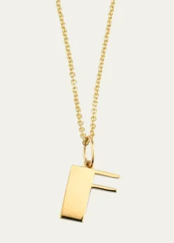 Sydney Evan14K Pure Block Initial Necklace