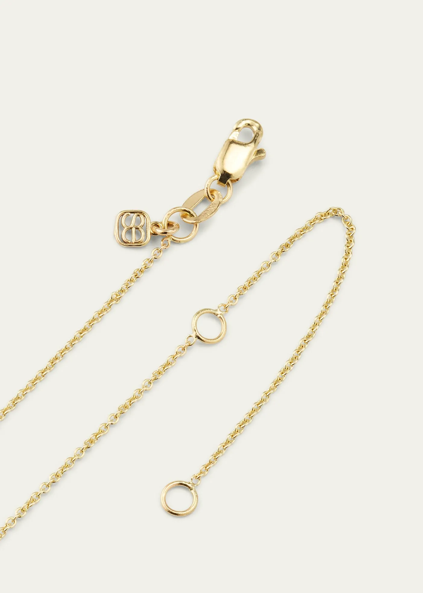 Sydney Evan14K Yellow Gold Beehive Charm Necklace