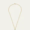 Sydney Evan14K Yellow Gold Emerald Happy Face Pendant Necklace