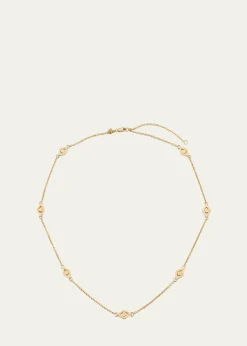 Sydney Evan14K Yellow Gold Medium Evil Eye Chain Necklace