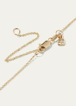 Sydney Evan14k Yellow Gold Small Diamond Evil Eye Necklace