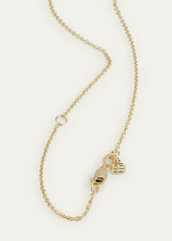 Sydney EvanMarquise Eye Diamond Pave Turtle Charm Chain Necklace
