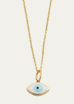 Sydney EvanMedium Enamel Evil Eye Necklace