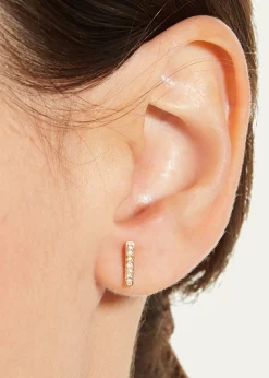 Sydney EvanSmall 14k Gold Diamond Bar Single Stud Earring