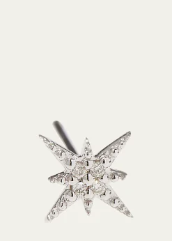 Sydney EvanStarburst Diamond Single Stud Earring