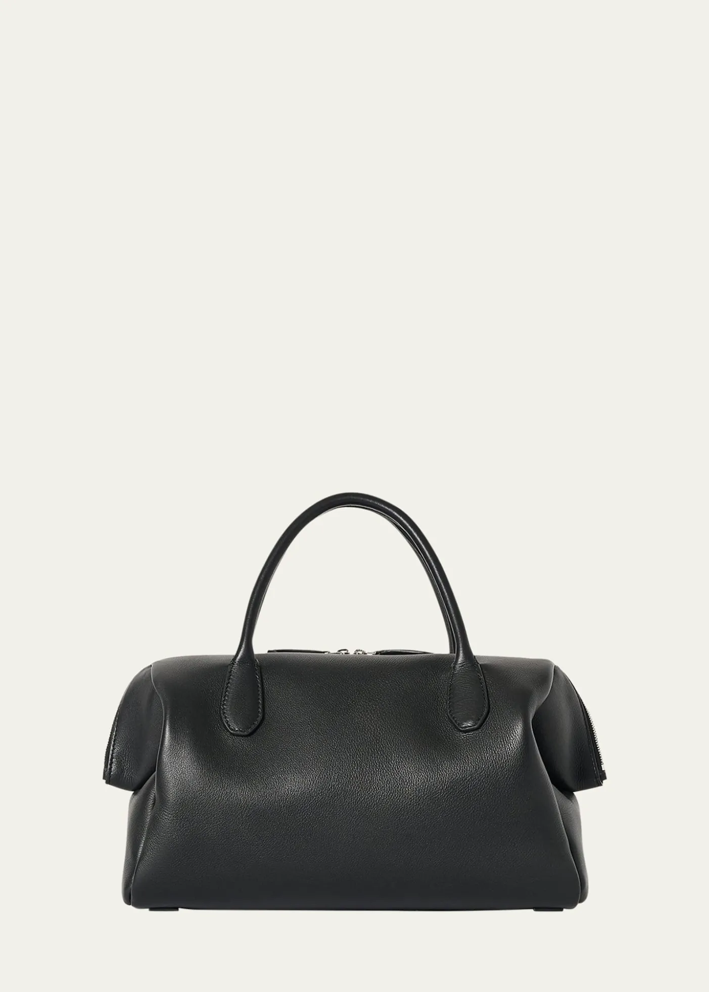 THE ROWFaye Rounded Top-Handle Bag in Leather