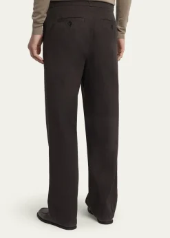 THE ROWMen's Ottis Cotton and Cashmere Straight-Leg Chino Pants