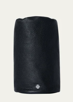 THE ROWMen's Sporty Leather Drawstring Pouch
