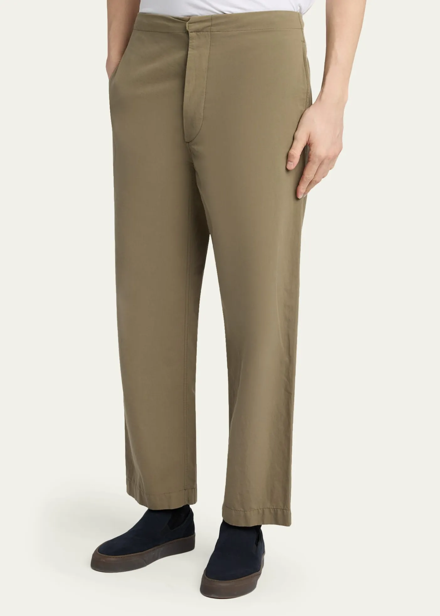THE ROWMen's Time Straight-Leg Cotton Canvas Pants