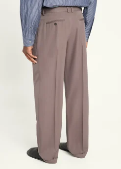 THE ROWMen's Tosca Straight-Leg Wool-Silk Pants