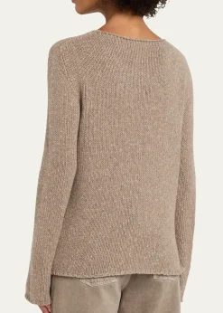 THE ROWNitha Cashmere Knit Crewneck Sweater