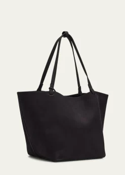 THE ROWPark Tote Bag in Nubuck Leather