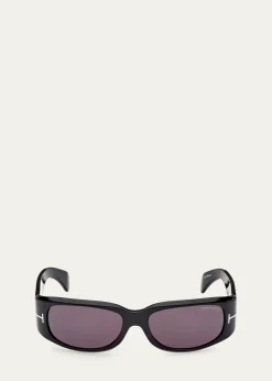 THIS ITEM IS NOT AVAILABLE.TOM FORDMen's Corey Square Acetate Sunglasses