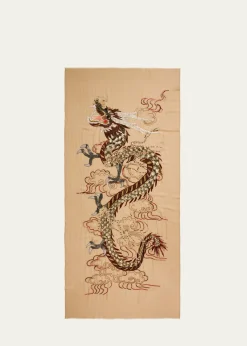 THIS ITEM IS NOT AVAILABLE.Janavi IndiaDragons Legacy Embroidered Cashmere Wrap