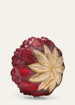 THIS ITEM IS NOT AVAILABLE.Judith Leiber CouturePeony Flame Crystal Clutch Bag