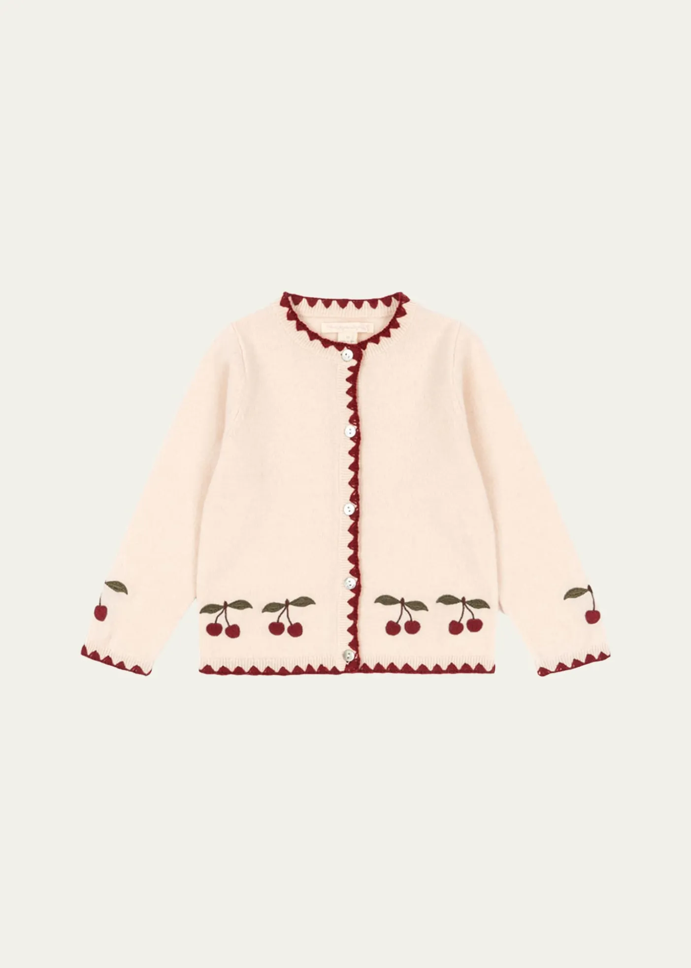 THIS ITEM IS NOT AVAILABLE.Konges SlojdCollette Cherry Embroidered Cardigan, Size 9M-10