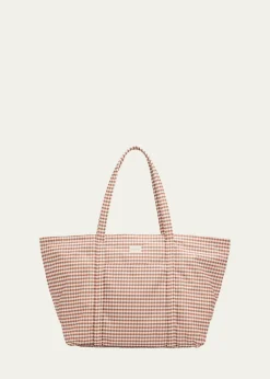 THIS ITEM IS NOT AVAILABLE.Loeffler RandallDina Travel Gingham Tote Bag