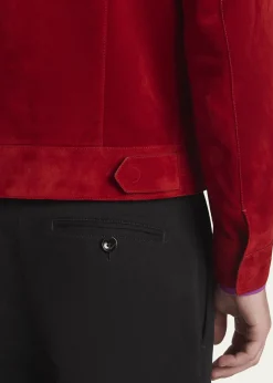 THIS ITEM IS NOT AVAILABLE.TOM FORDMen's Suede Snap-Front Western Jacket