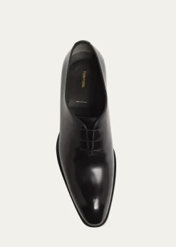THIS ITEM IS NOT AVAILABLE.TOM FORDMen's Burnished Leather Oxfords