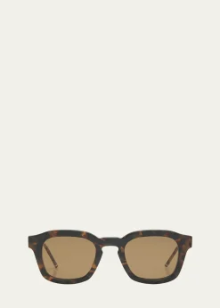 Thom BrowneMen's Acetate Rectangle Sunglasses